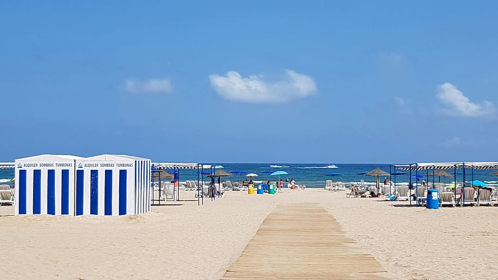 Plaża Gandia pod Walencją