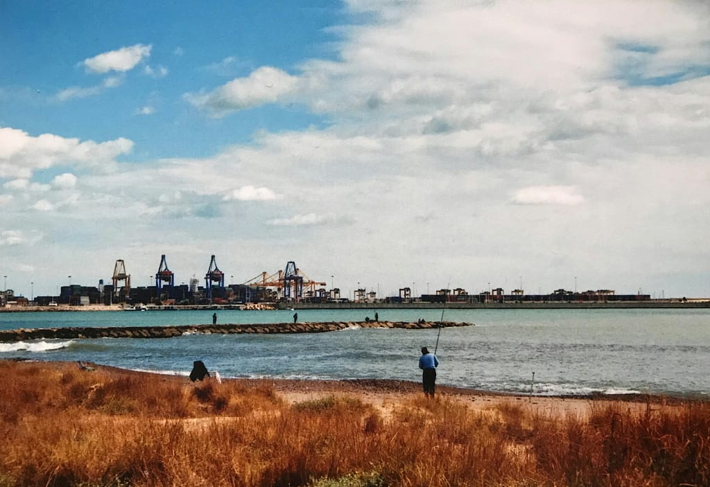 Plaża na obrzeżach Walencji - Playa Pinedo