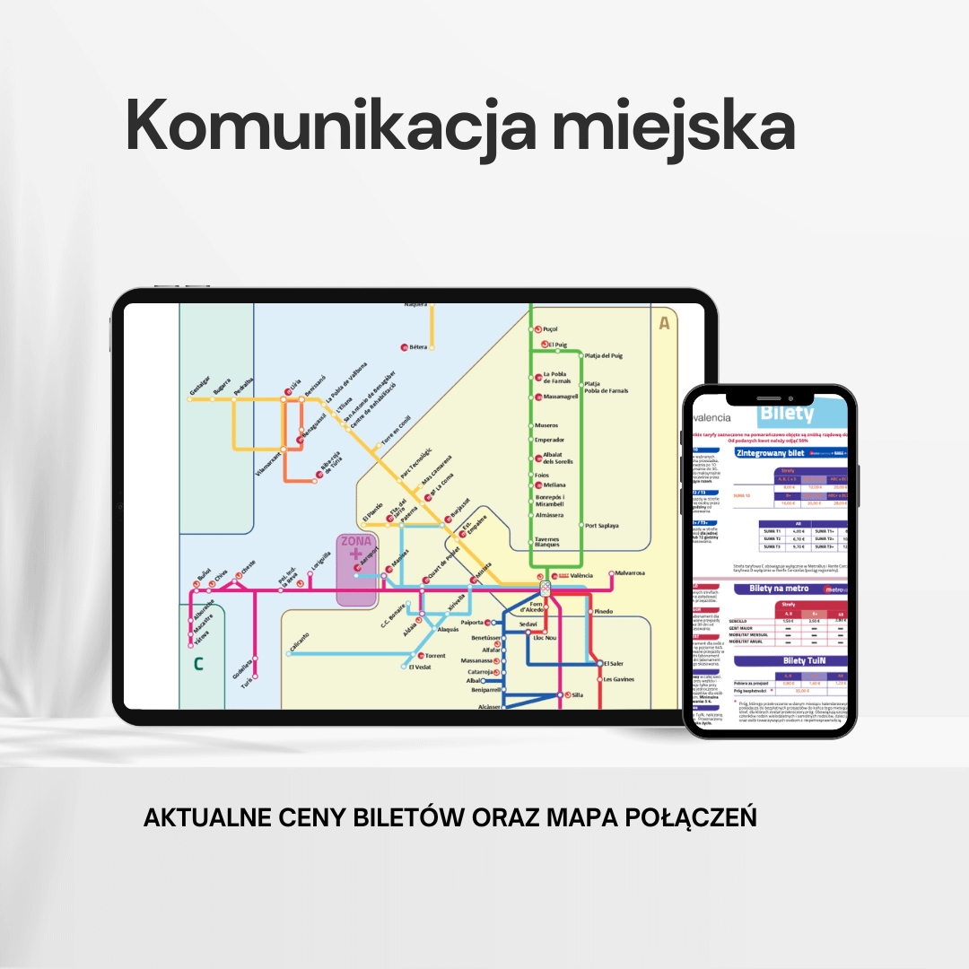 Przewodnik po Walencji - komunikacja miejska