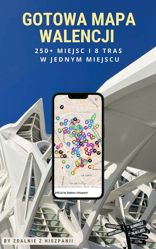 Personalizowana mapa Walencji