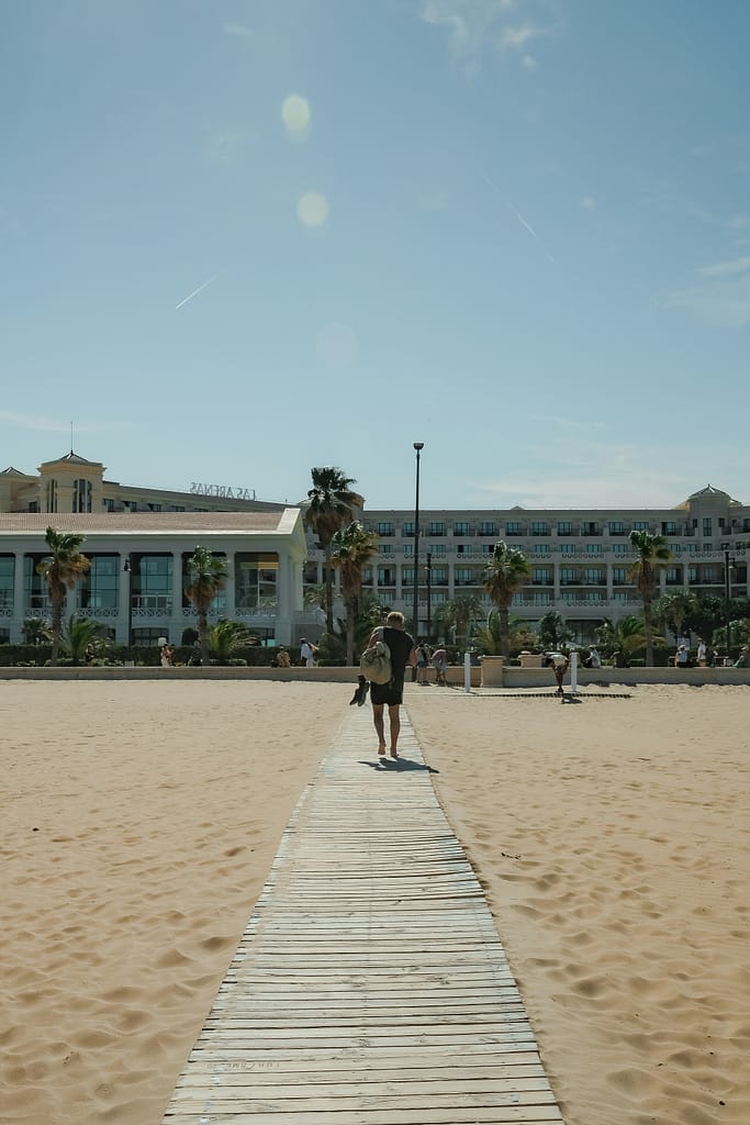 Plaża Las Arenas Walencja