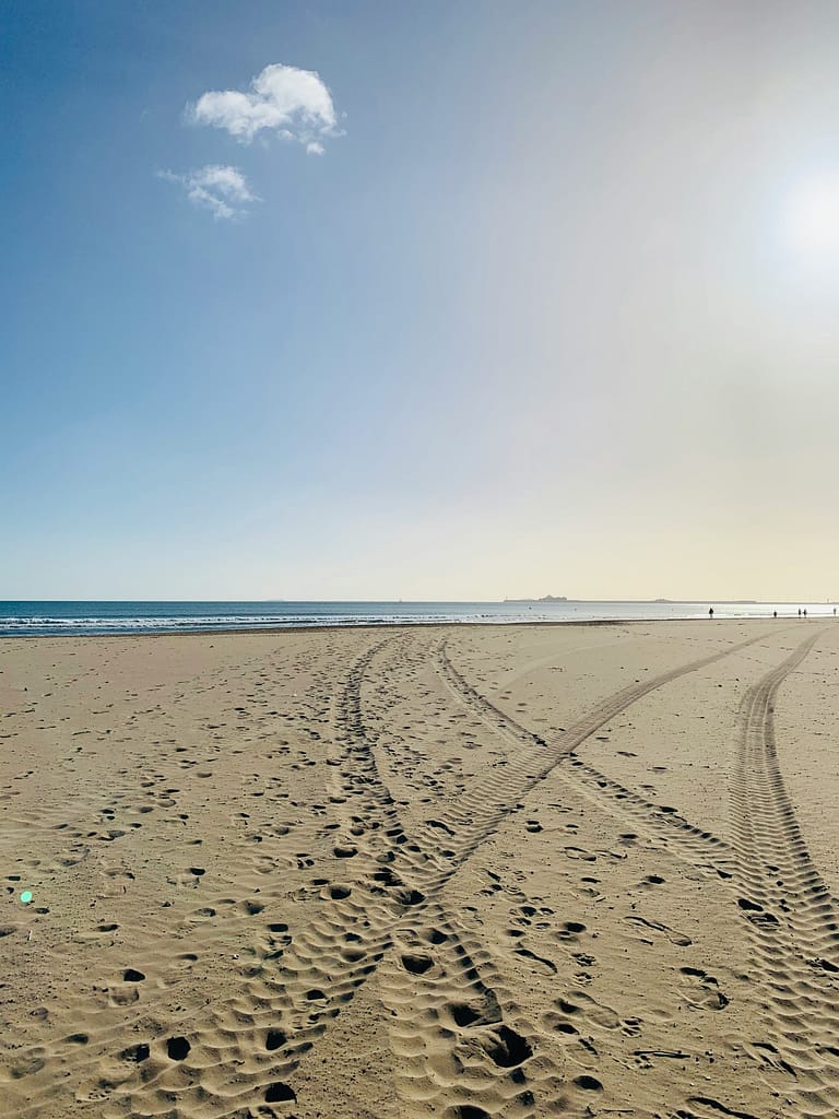 Plaża Walencja o świcie